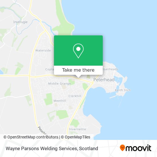 Wayne Parsons Welding Services map