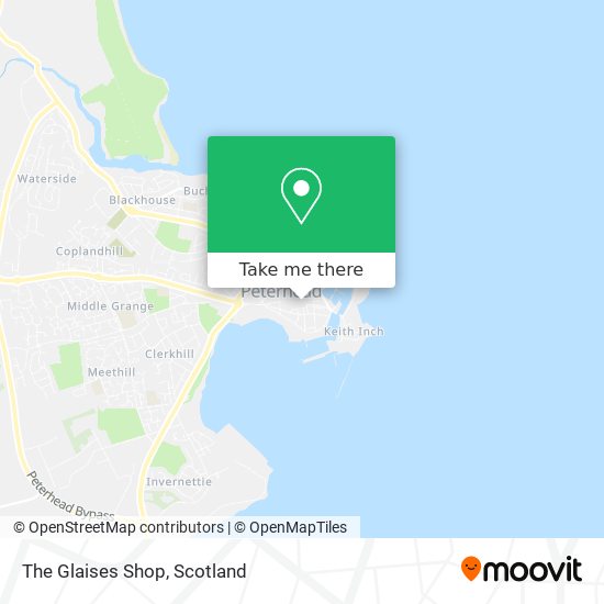 The Glaises Shop map