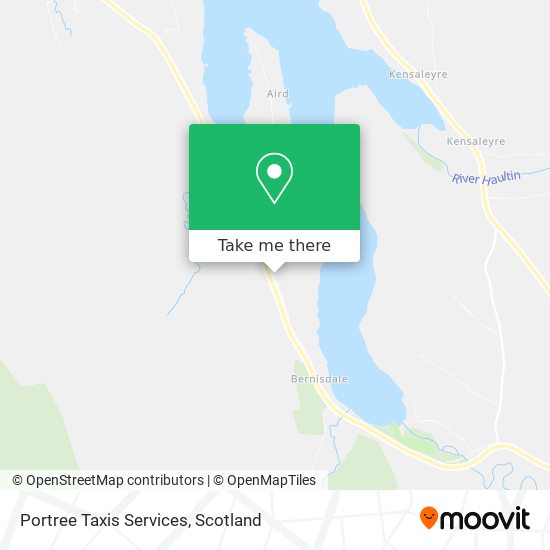 Portree Taxis Services map