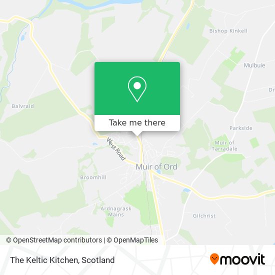 The Keltic Kitchen map