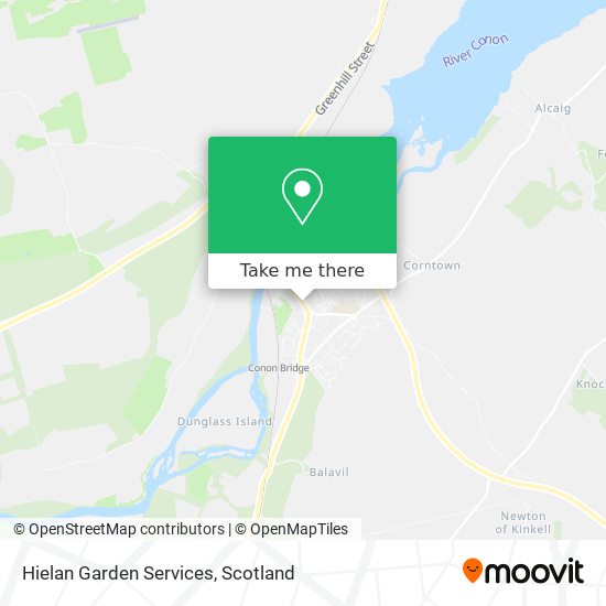 Hielan Garden Services map