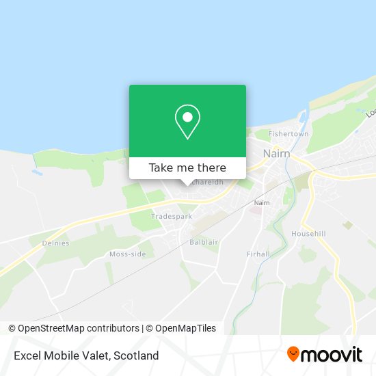 Excel Mobile Valet map