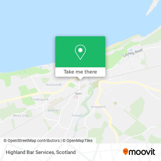 Highland Bar Services map