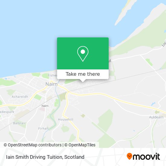 Iain Smith Driving Tuition map