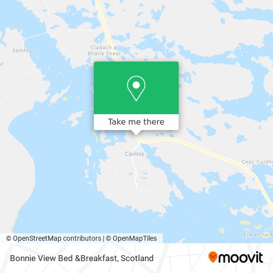 Bonnie View Bed &Breakfast map