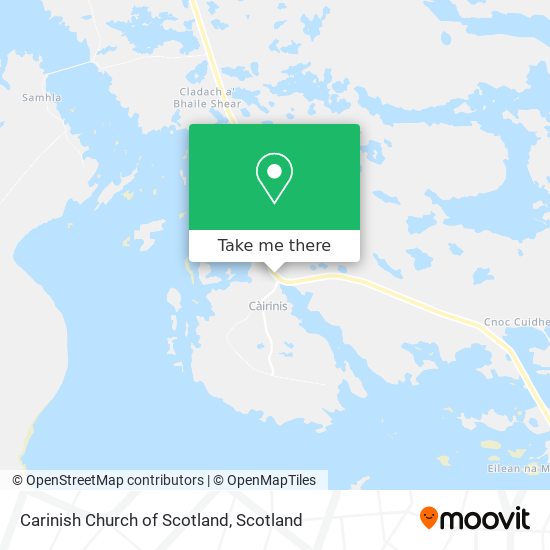 Carinish Church of Scotland map