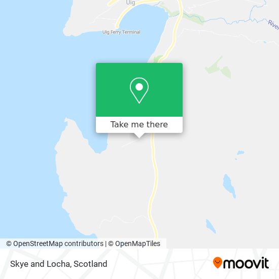 Skye and Locha map