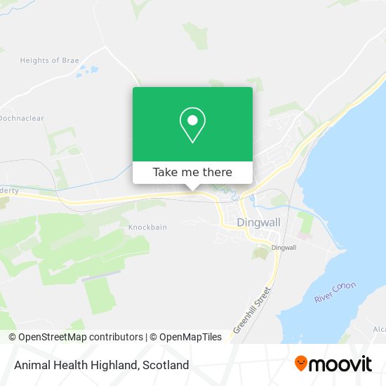 Animal Health Highland map