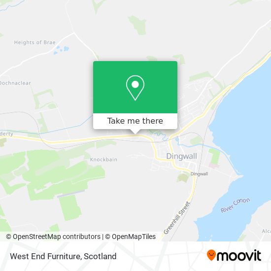West End Furniture map
