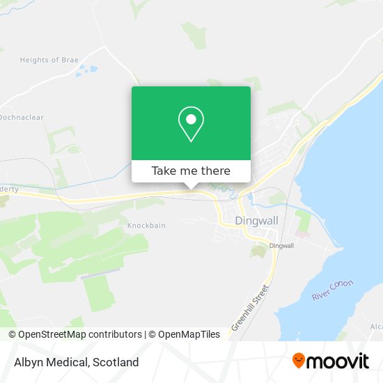 Albyn Medical map