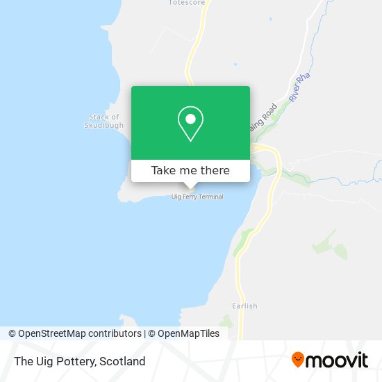 The Uig Pottery map