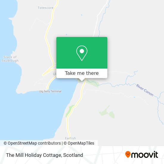 The Mill Holiday Cottage map