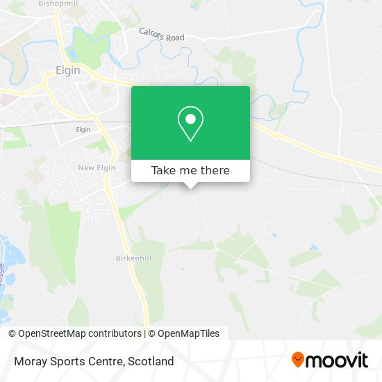 Moray Sports Centre map
