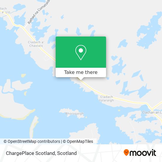 ChargePlace Scotland map