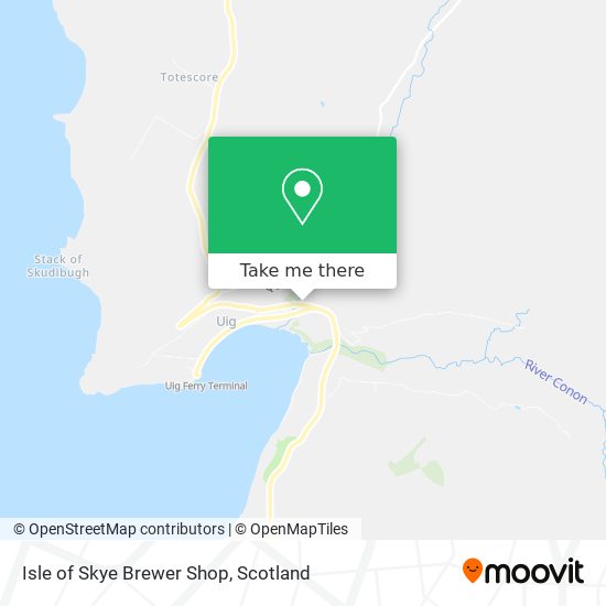 Isle of Skye Brewer Shop map