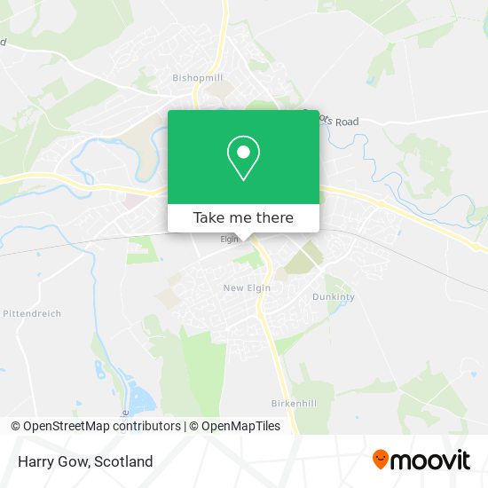 Harry Gow map