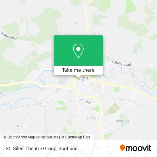 St. Giles' Theatre Group map