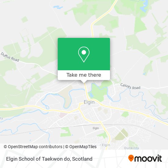 Elgin School of Taekwon do map