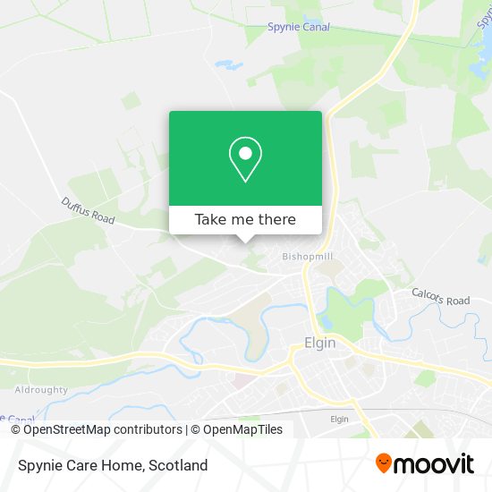 Spynie Care Home map