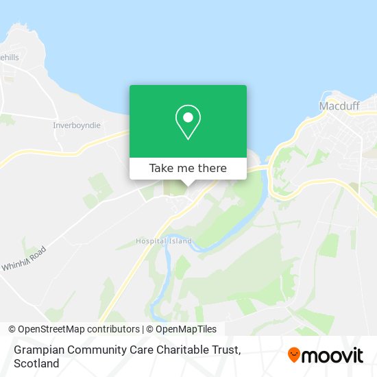 Grampian Community Care Charitable Trust map