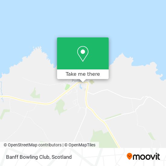 Banff Bowling Club map