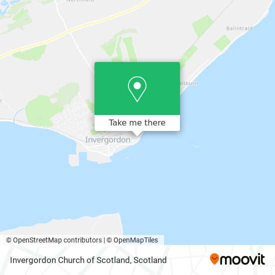 Invergordon Church of Scotland map