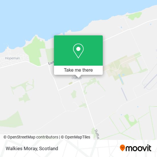 Walkies Moray map