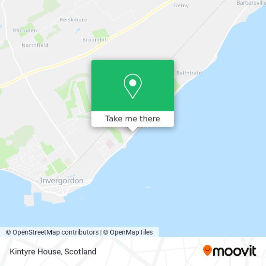 Kintyre House map