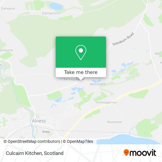 Culcairn Kitchen map