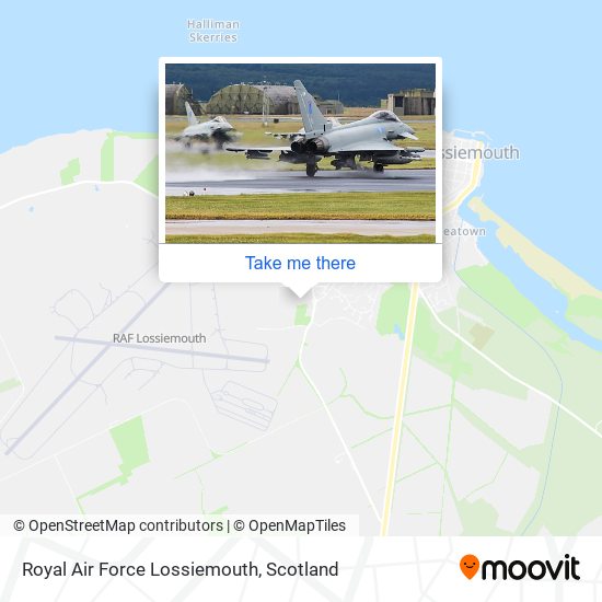 Royal Air Force Lossiemouth map