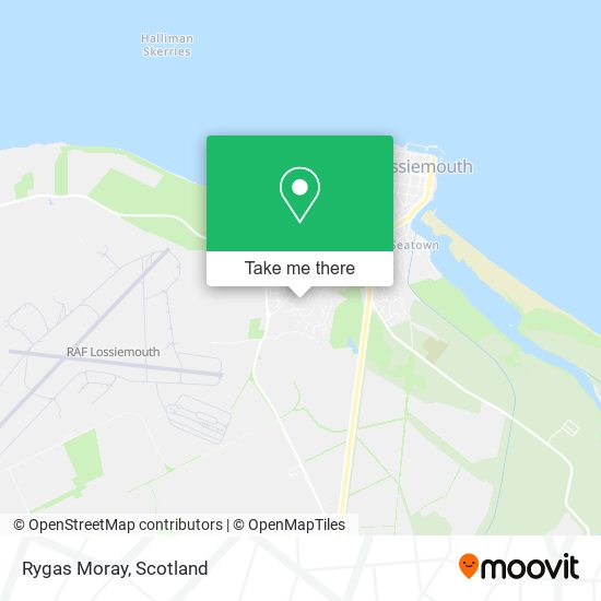 Rygas Moray map