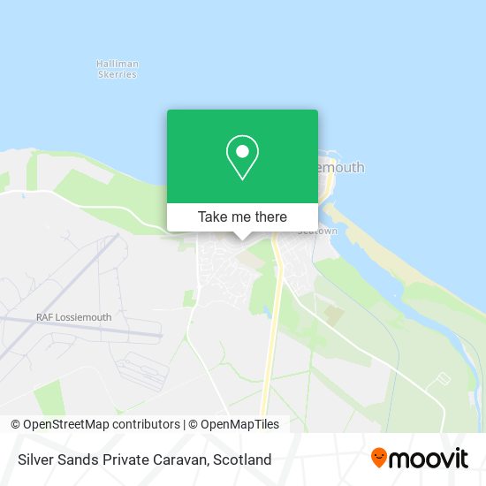 Silver Sands Private Caravan map