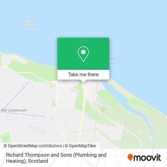 Richard Thompson and Sons (Plumbing and Heating) map