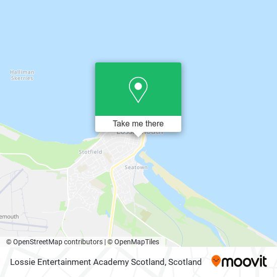 Lossie Entertainment Academy Scotland map