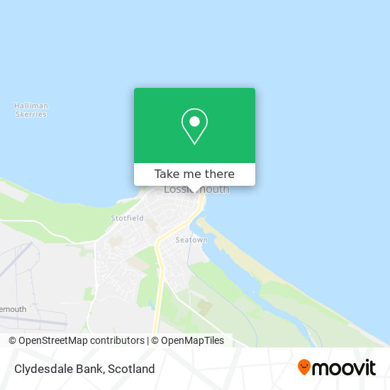 Clydesdale Bank map