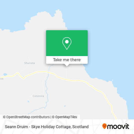 Seann Druim - Skye Holiday Cottage map