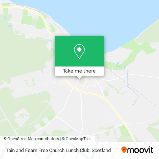 Tain and Fearn Free Church Lunch Club map