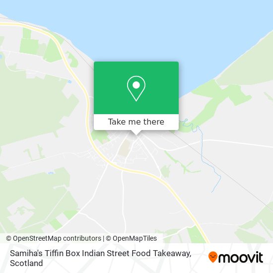 Samiha's Tiffin Box Indian Street Food Takeaway map