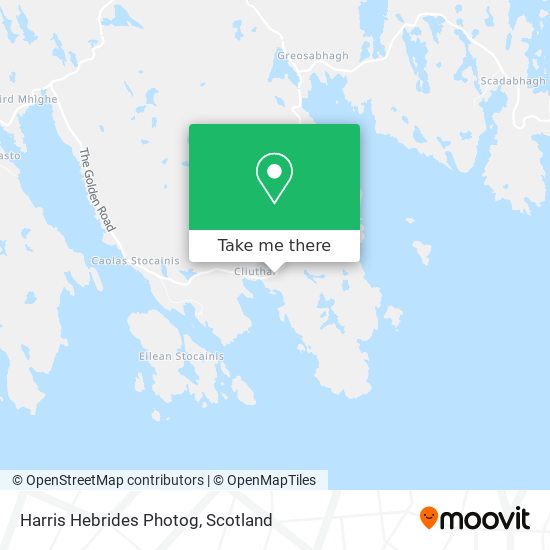 Harris Hebrides Photog map