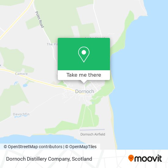 Dornoch Distillery Company map