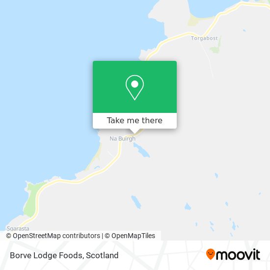 Borve Lodge Foods map