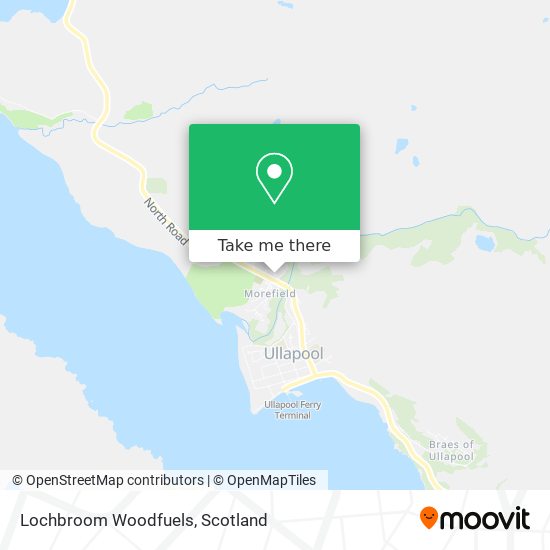 Lochbroom Woodfuels map