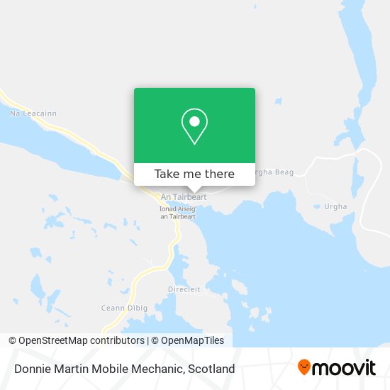 Donnie Martin Mobile Mechanic map