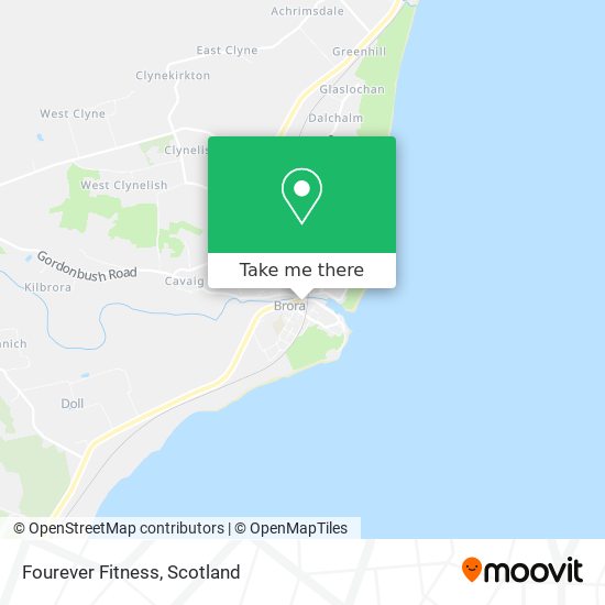 Fourever Fitness map