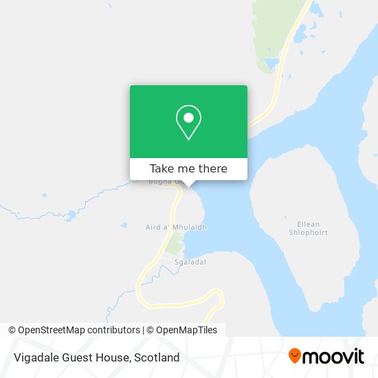 Vigadale Guest House map
