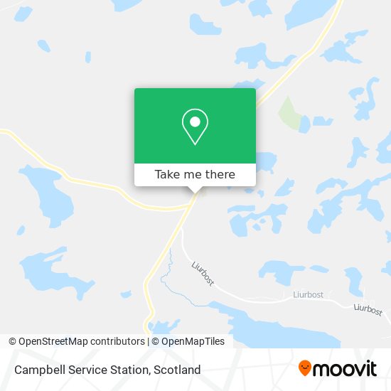Campbell Service Station map