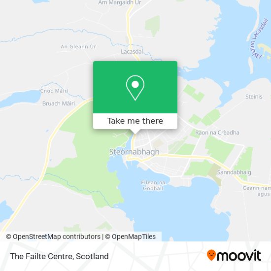 The Failte Centre map