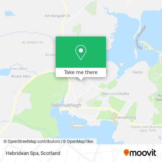 Hebridean Spa map