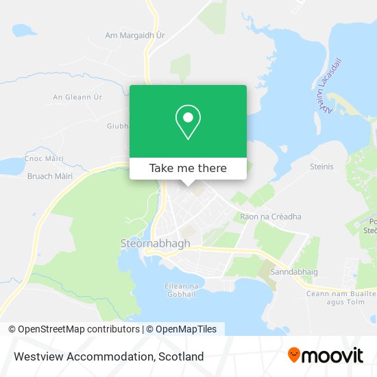 Westview Accommodation map