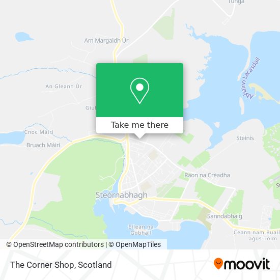 The Corner Shop map